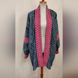 GLORIOUS TIBETAN REVERSIBLE COTTON EMBROIDERED COAT